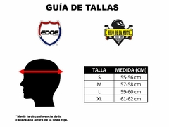 Casco Integral Edge Frankie Solid Blanco Brillante - HIJO DE LA MOTO