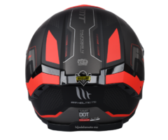 Casco Integral Mt Thunder 4 Sv Jerk B5 Gris / Rojo Mate - HIJO DE LA MOTO