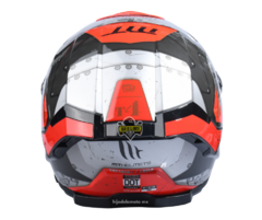 CASCO INTEGRAL MT THUNDER 4 SV CHEEP B5 - GRIS ROJO BRILLANTE - HIJO DE LA MOTO