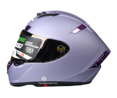 Casco Integral Xtrong Xtr - 326 Solid Morado Mate