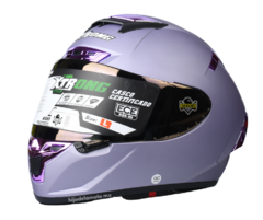 Casco Integral Xtrong Xtr - 326 Solid Morado Mate - comprar en línea
