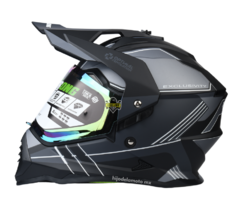 Casco Integral Xtrong Xtr - 902 Falcon Gris Mate