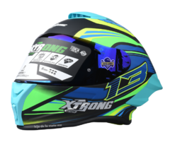 CASCO INTEGRAL XTRONG XTR-820 FIREWOLF - VERDE - comprar en línea