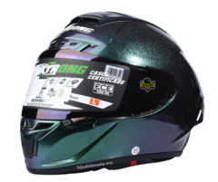 Casco Integral Xtrong Xtr-326 Fotocromático Verde Brillante - comprar en línea