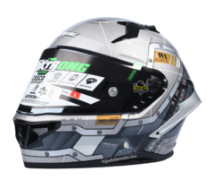 Casco Integral Xtrong Xtr-352 Start Lrek Plata Brillante - comprar en línea