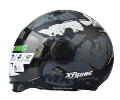 Casco Modular Xtrong Xtr-op12a Scorpion Negro / Gris Mate