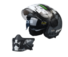 Casco Modular Xtrong Xtr-op12a Scorpion Negro / Gris Mate en internet