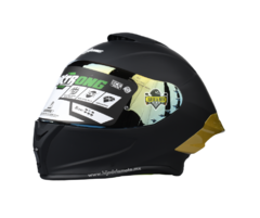 Casco Integral Xtrong Xtr-820 Negro / Dorado Mate - comprar en línea
