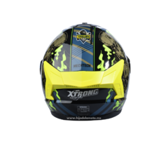 Casco Integral Xtrong Xtr-m70 Robot Negro / Amarillo en internet