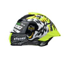 Casco Integral Xtrong Xtr-820 Tigre Amarillo Mate