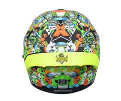CASCO INTEGRAL XTRONG XTR-667 COLLAGE - VERDE MATE en internet
