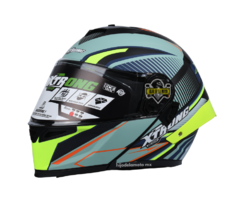 CASCO ABATIBLE XTRONG XTR-669 - NEGRO AZUL MATE en internet