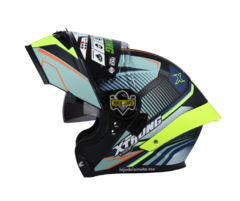 CASCO ABATIBLE XTRONG XTR-669 - NEGRO AZUL MATE - comprar en línea
