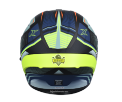 CASCO ABATIBLE XTRONG XTR-669 - NEGRO AZUL MATE - tienda en línea