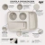 Organizador Central Para Gwm Haval H6 2026 Blanco - comprar en línea