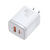 Cargador De Pared Baseus Blanco 20w 2 Puertos Usb Y Tipo C + Cable Tipo C A Lightning en internet