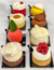 Base para Doces Finos Quadrada de acrílico Preto Elegante Luxo Entremet Doce Finger Food 100 unidades - Labat  Macarons e Confeitaria