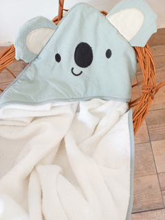 Toallon koala celeste