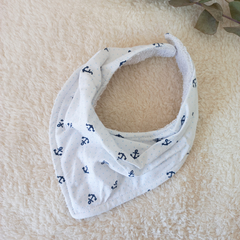 Babero bandana anclas