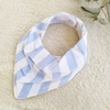 Babero bandana rayas celestes