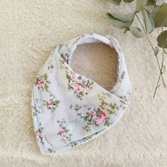 Babero bandana flores romantic