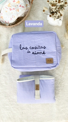 Kit necesser y cambiador - Roja la manzana