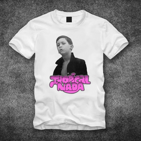 Camisa - Tropical Nada - Furlanzinho Rebelde - Branca com silk rosa