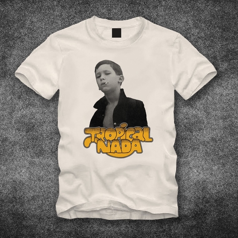 Camisa - Tropical Nada - Furlanzinho Rebelde - Off White com silk laranja