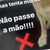Poster A3 - NÃO PASSE A MÃO EM CARLOS na internet