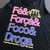 Regata Crackinho Fé Força Foco e Droga - preta - comprar online