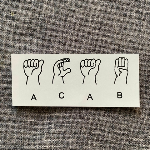 Adesivo ACAB