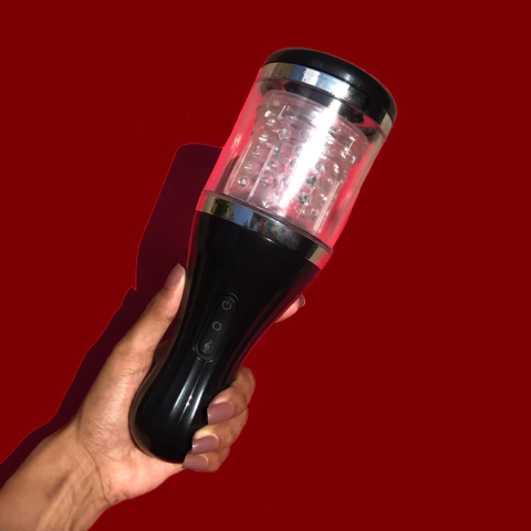 Dibe Masturbador Rotativo Com Gemidos