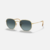 RAY BAN HEXAGONAL 3548 DEGRADE