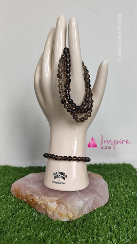 PULSEIRA QUARTZO FUMÊ 6MM