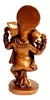 GANESHA DANÇANDO E TOCANDO FLAUTA 21,5CM - loja online