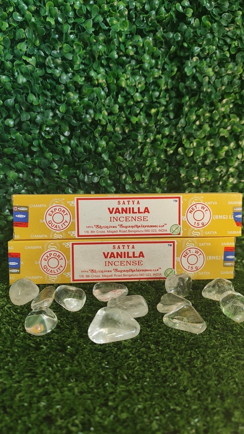 INCENSO NAG CHAMPA VANILLA SATYA - TERNURA E CONFORTO