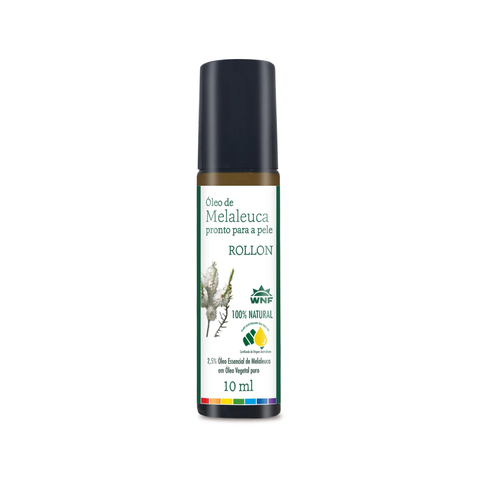 OLEO ESSENCIAL MELALEUCA WNF 10ML ROLLON PRONTO PARA A PELE