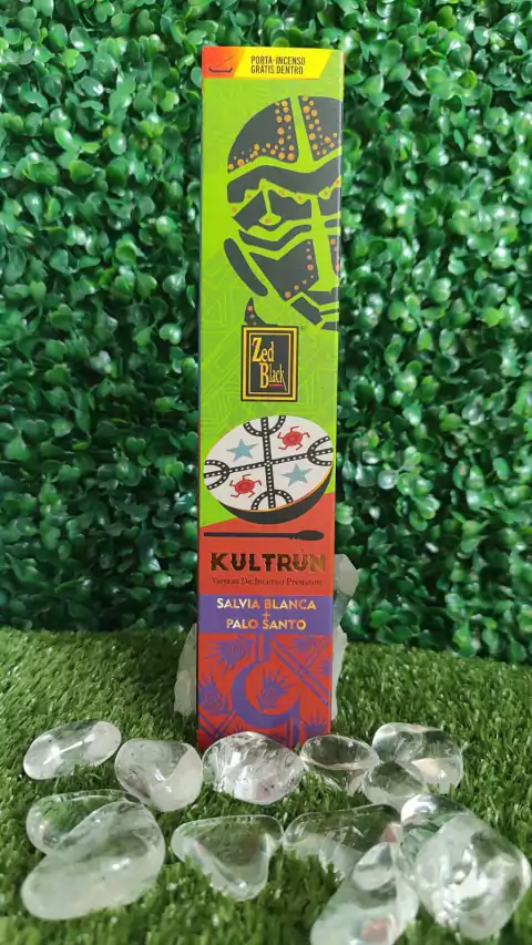 INCENSO KULTRUN SALVIA BRANCA + PALO SANTO - INCENSÁRIO GRÁTIS