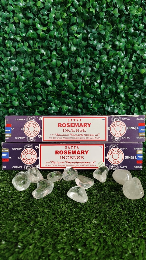 INCENSO NAG CHAMPA ROSEMARY SATYA - LIMPEZA E PAZ INTERIOR