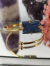 BRACELETE CIANITA AZUL BANHO DOURADO MINIMALIST - PEDRA DO ARCANJO MIGUEL