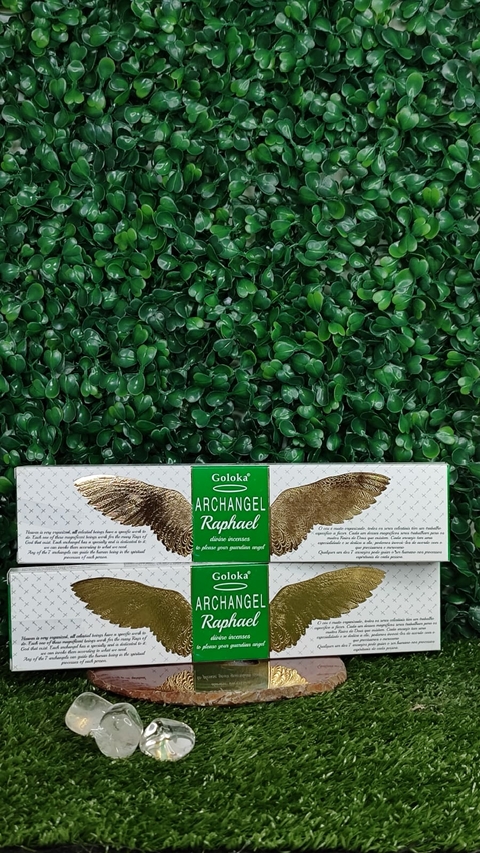 INCENSO GOLOKA ARCANJO RAFAEL - RAIO VERDE