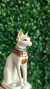 GATO EGIPCIO BASTET DEUS DA FERTILIDADE BRANCO P na internet