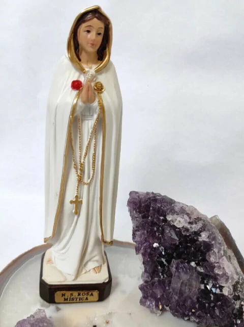 NOSSA SENHORA ROSA MÍSTICA 19 CM