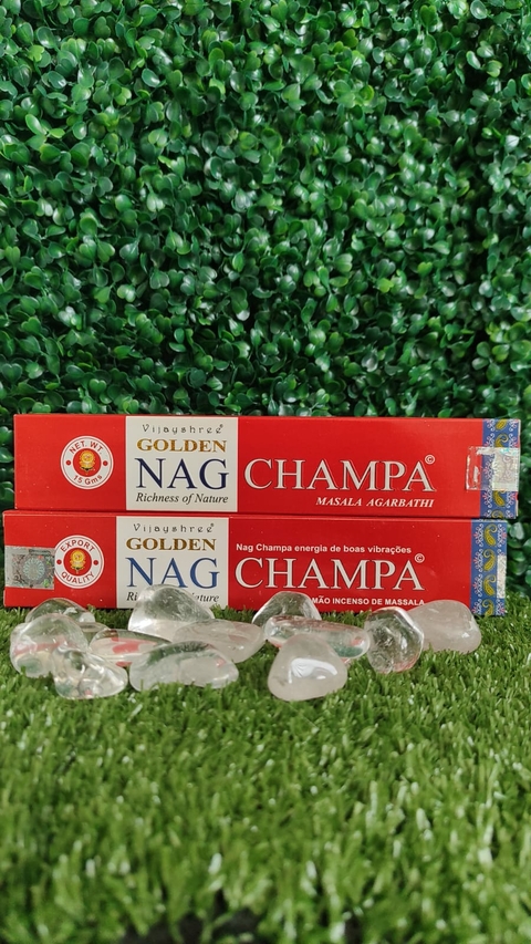 INCENSO GOLDEN NAG CHAMPA - BOA SORTE