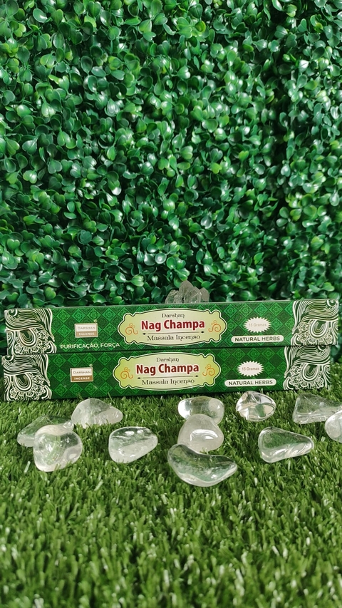 INCENSO NAG CHAMPA NATURAL HERBS DARSHAN - ERVAS CURATIVAS