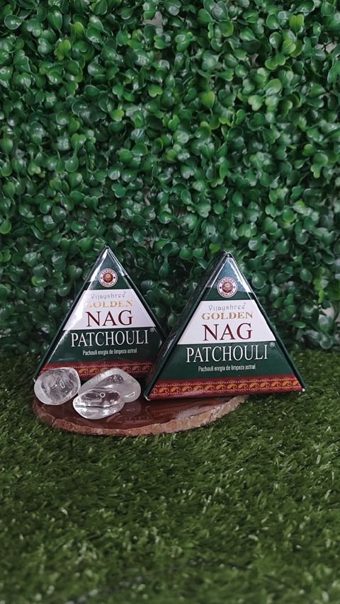 INCENSO GOLDEN NAG PATCHOULI CONE - PURIFICAÇÃO DE AMBIENTE