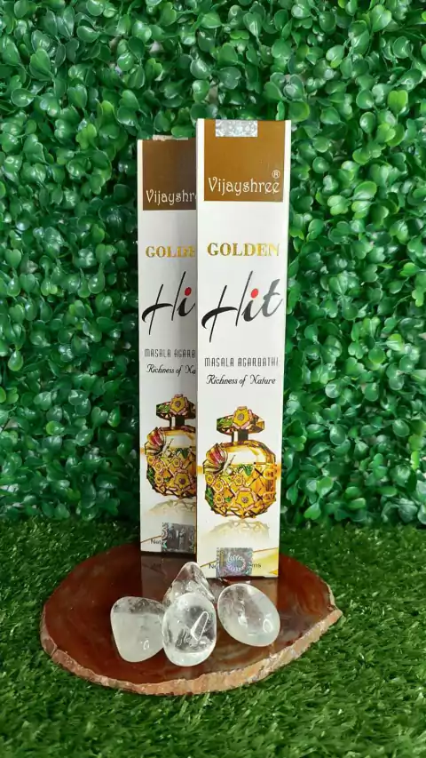 INCENSO GOLDEN NAG HIT - ENERGIA DE RIQUEZA DA NATUREZA