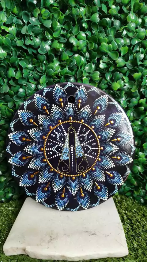 MANDALA DE NOSSA SENHORA CERAMICA 2