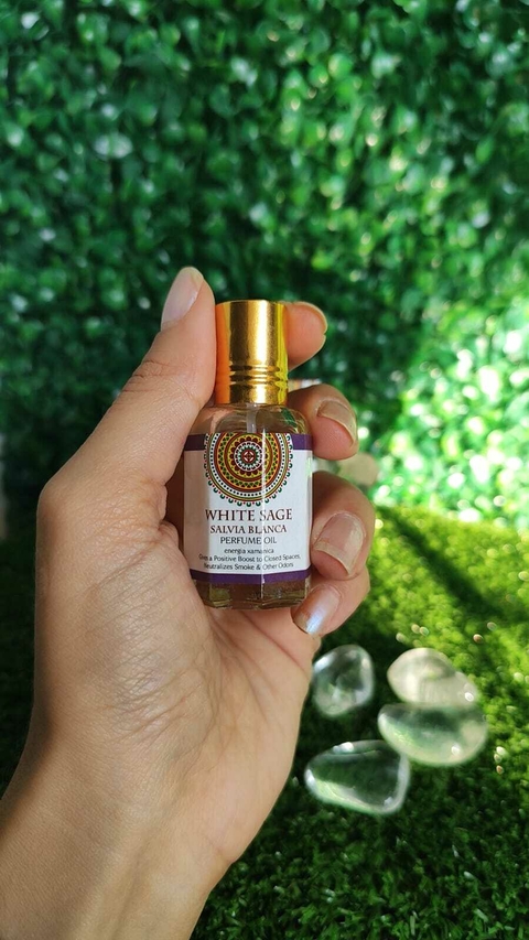 PERFUME OIL WHITE SAGE GOLOKA - ENERGIA POSITIVA