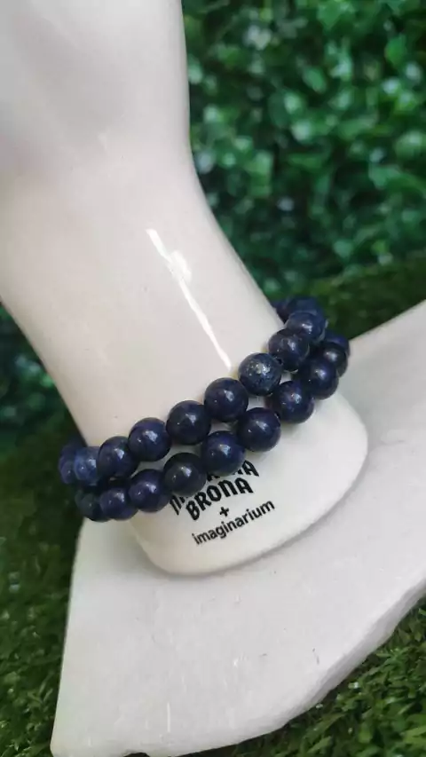 PULSEIRA LAPIS LAZULI 8MM - FORÇA ESPIRITUAL